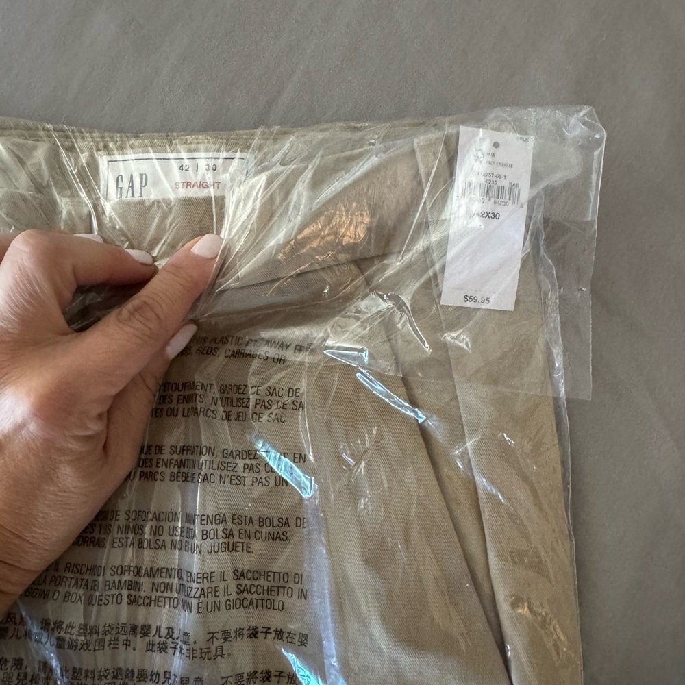 GAP Straight Leg Khaki Pants